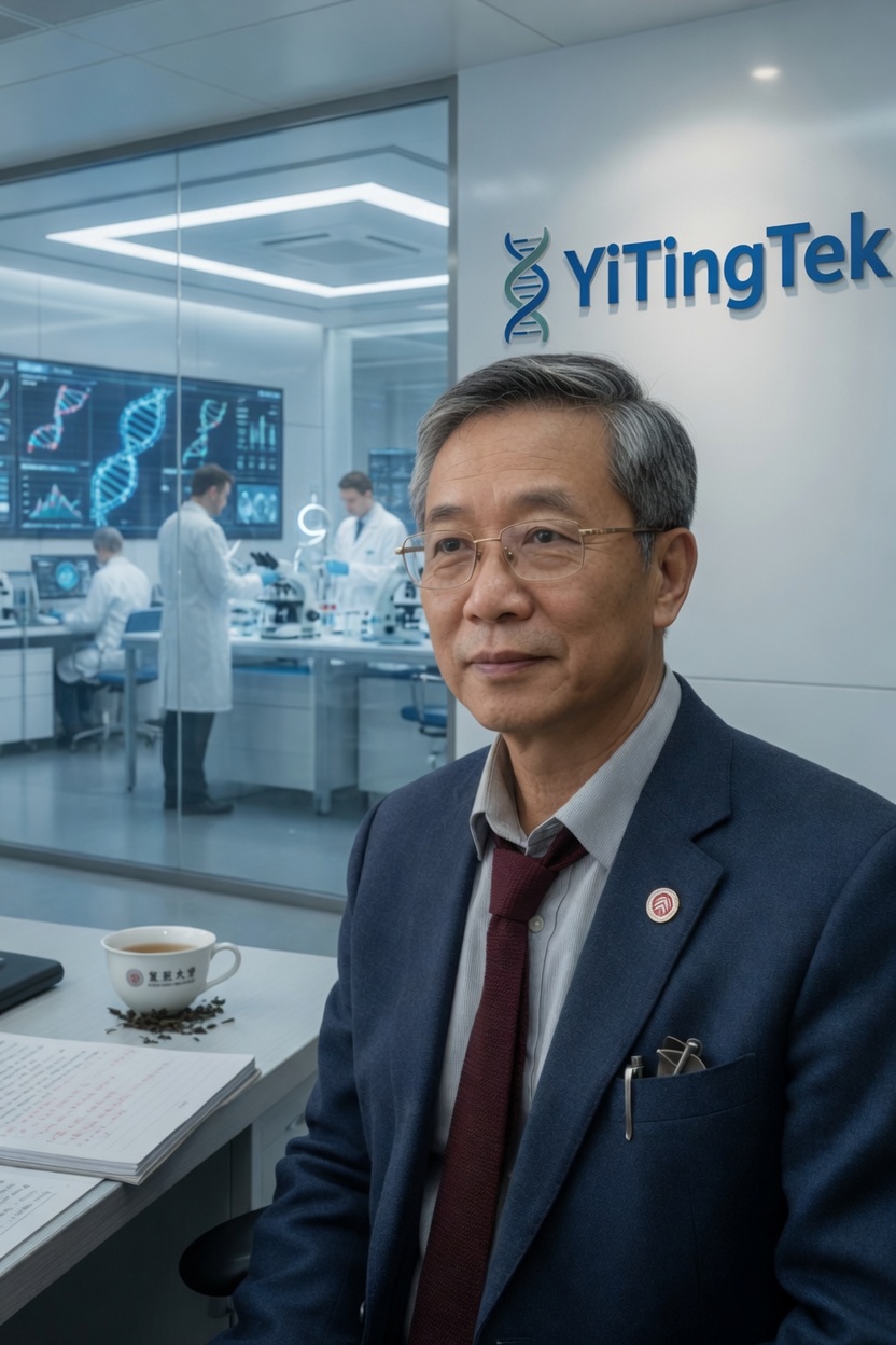 YiTingTek 实验室场景中的人物照片